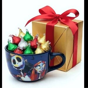 Disney Holiday Mug with Red, Green, Gold Accents